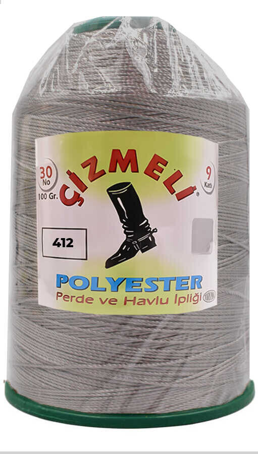 ÇİZMELİ,100 GR 20 NO 0412 KOYU GRİ - 1