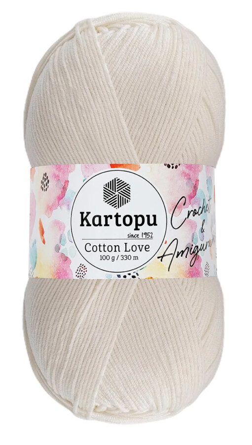 KARTOPU,COTTON LOVE K0040 KREM - 1