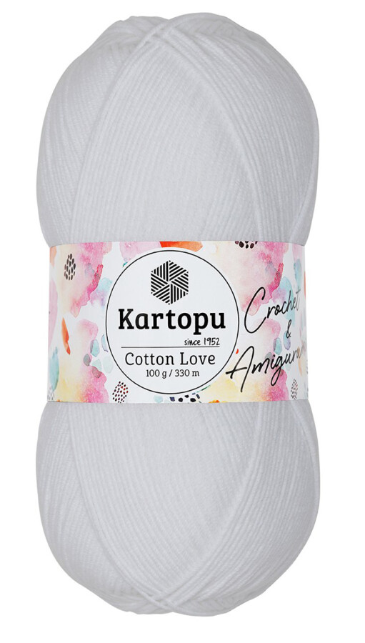 KARTOPU,COTTON LOVE K0010 BEYAZ - 1