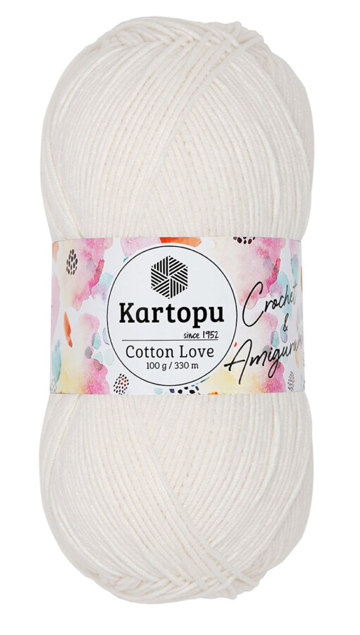 KARTOPU,COTTON LOVE K0011 AÇIK KREM - 1