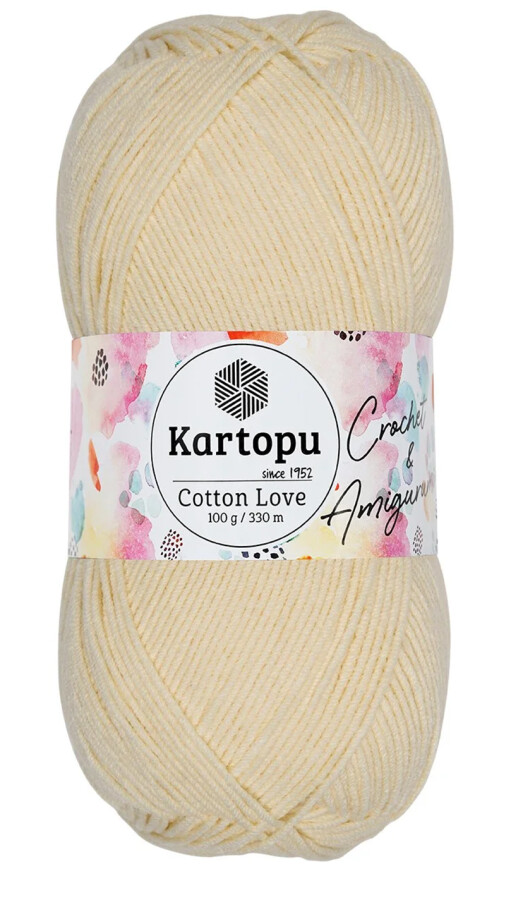 KARTOPU,COTTON LOVE K0037 LİMON SARI - 1