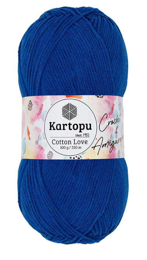 KARTOPU,COTTON LOVE K0621 SAKS MAVİ - 1