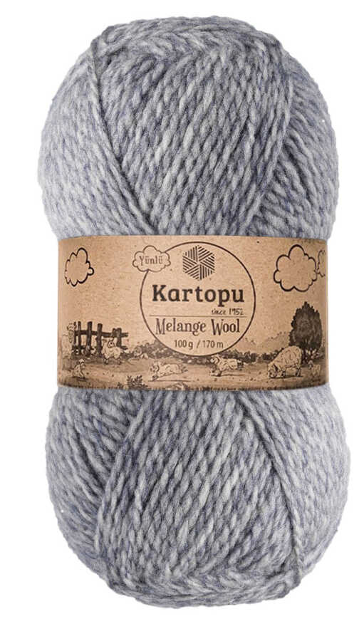 Пряжа Kartopu Melange Wool Купить