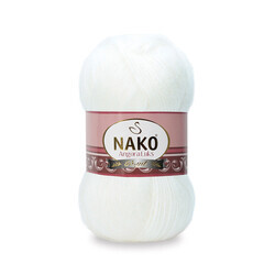 NAKO,ANGORA LÜKS 00208 BEYAZ - 2